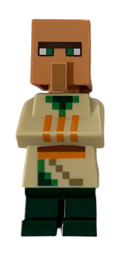 Lego Villager (Farmer) 21160 Desert Biome Outfit Minecraft Minifigure - Picture 1 of 2