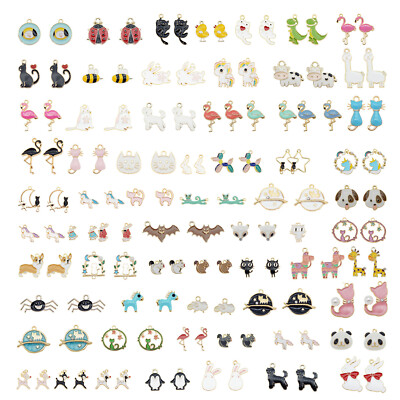 HEANUJJ 20 Pieces Alloy Enamel Animal Keychain Charms In - Foto 3