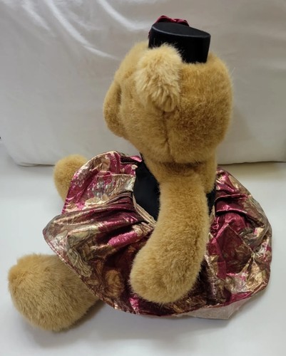 Vintage Dakin Bär Rosyln Zylinderkleid Plüschtier Stofftier 1992 - Bild 7 von 10