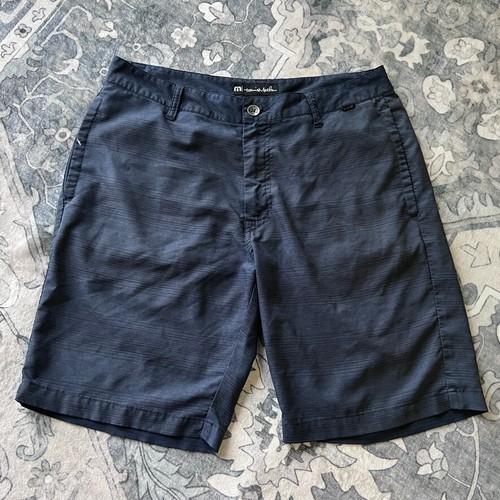 Pantalones cortos elásticos Travis Mathew Beck Performance para hombre 38 negros golf al aire libre