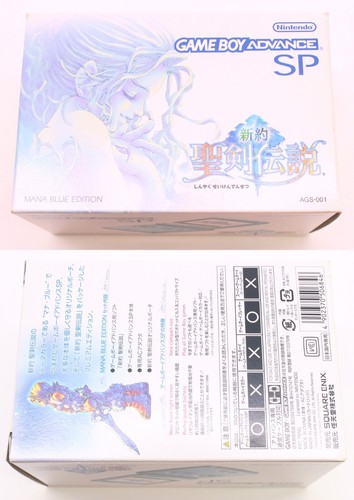 Gameboy Advance SP Console Sword of Mana Blue Limited Box GBASP Japan Tested 51 - Picture 10 of 12