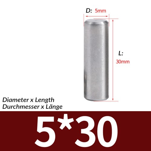Zylinderstifte 1 2 3 4 5 6 - 12mm DIN 6325 Edelstahl V2A Zylinderstift Paßstifte - Bild 88 von 151