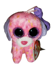 Ty Beanie Boos Key Clip - LONDON the Dog (Claire's Exclusive) 3" NEW Stuffed Toy