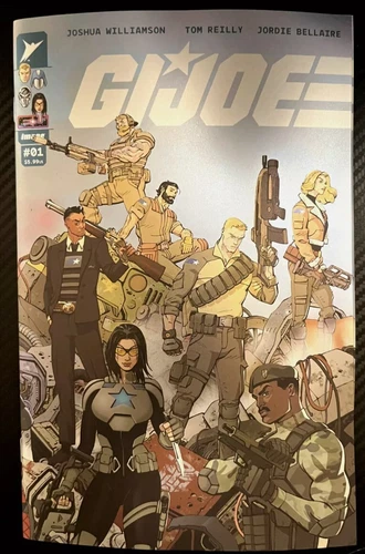 GI JOE #1 CVR P IMAGE COMICS 2024 TOM REILLY WRAPAROUND FOIL VARIANT NM