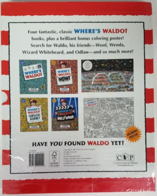 Where's Waldo? The Funtastic Four & a Coloring Poster. New boxed