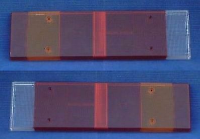 Caches feux arrières universels Iveco 46x12,5cm robustes en polycarbonate cristal