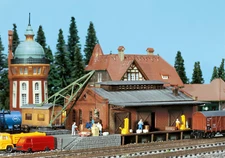 Faller 222180 N scale 1:160 Kit of a Freight depot with crane