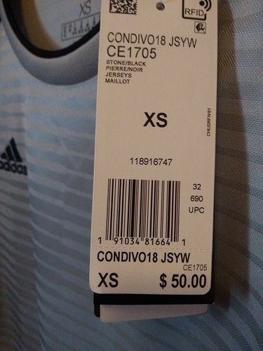 Adidas Condivo 18 Jersey Men's Size XS - Picture 3 of 4