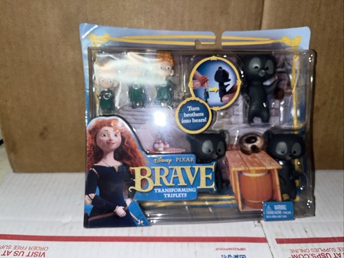 Mattel Disney Pixar BRAVE Transforming Triplets Bears Merida V1813 New Sealed