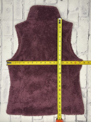 Patagonia Los Gatos Women's Purple Sherpa Fleece Full-Zip Vest; S - Bild 7 von 7