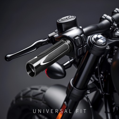Motorcycle 1" Handlebar Hand Grips For Harley Sportster 48 883 1200 Dyna Softail - Picture 5 of 14