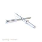 Standard Aluminium Open Dome Head Blind Pop Rivets All Sizes 2.4mm - 6.4mm