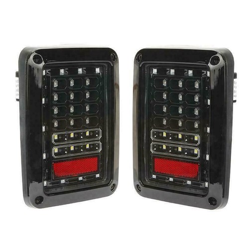 Stop LED Tail Lights Turn Signal Offroad For Jeep Wrangler Rubicon JK 2007-2018 - Picture 7 of 12