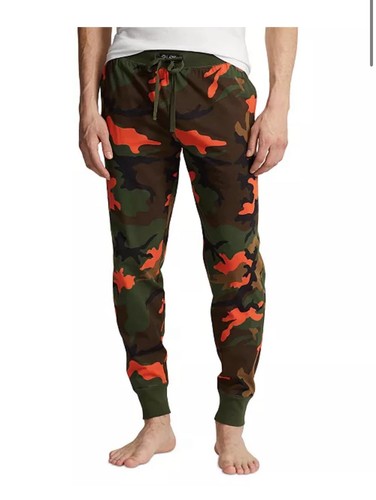 NWT Polo Ralph Lauren Ribbed-Waistband Camo Pajama Joggers PK79RL-AH7R Men Small - Picture 4 of 4