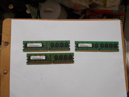 1.5GB (3X512MB) INFINEON HYS64T64000HU-3.7-A, PC2-4200U, DELL/ LENOVO/19004