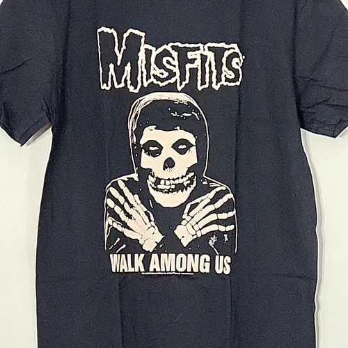 MISFITS Walk Among Us L LARGE Official T-Shirt Black Mens Band Logo - Picture 3 of 3