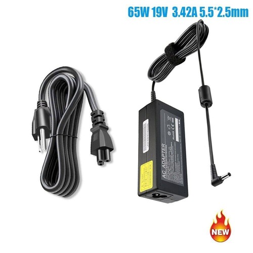 65W 19V 3.42A 5.5mm AC Adapter Charger For Toshiba Asus Acer Barrel Tip Laptop - Picture 7 of 7
