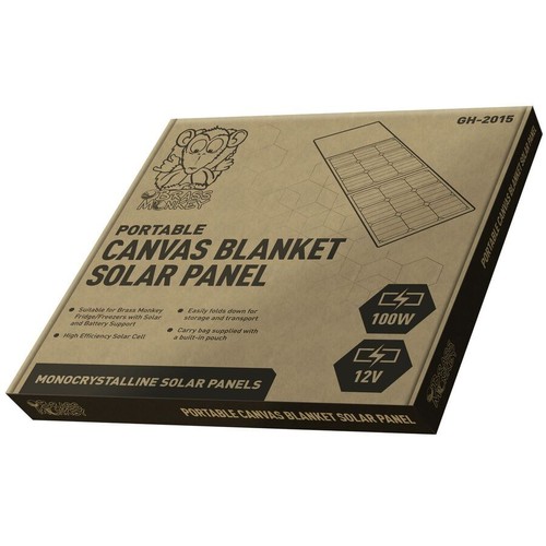 100W Blanket Solar Panel for Compatible Brass Monkey Battery Solar Ready Fridges - Picture 3 of 3