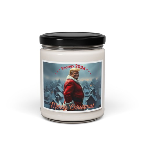 President Trump scented soy candle, 9 oz of Merry Christmas - Picture 11 of 11