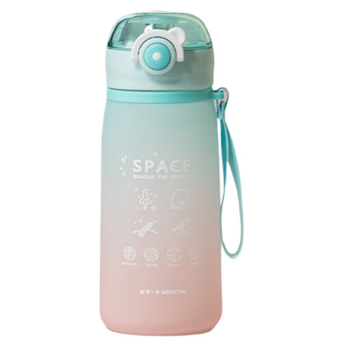630ml Water Bottle Food Grade Motivational Comfortable Grip Water Jug Convenient - Picture 13 of 14