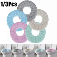 Soft Bathroom Toilet Seat Cover Pad Washable Cushion Closestool Warmer Cover Mat