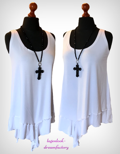 Myo-Layered Pointed Long Shirt Top Tunic 3 Colors XL-XXL-3XL-44-46-48-50-52-54 - Picture 8 of 13