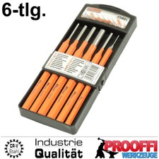 6-tlg Qualitäts Splintentreiber Durchtreiber Splint Treiber Set Ø 1.5 - 8mm CrV