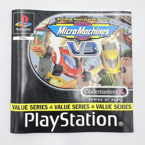 Micro Machines V3 PS1 1997 Value Series Complete Tested PlayStation Game - Picture 5 of 5