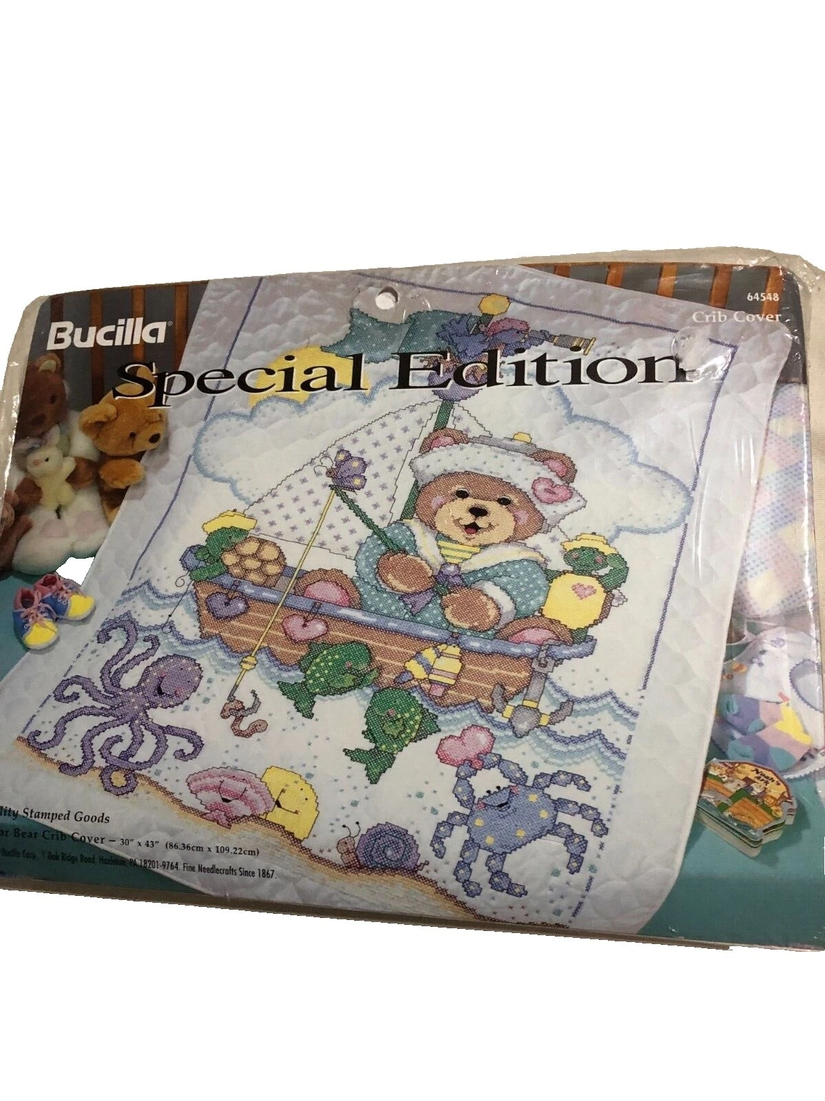 Bucilla Animals & Insects Quilt Cross Stitch Kits