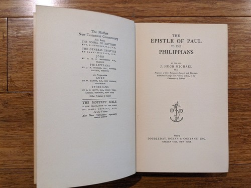 The Moffatt New Testament Commentary Epistle To The Philippians Michael - Bild 5 von 8