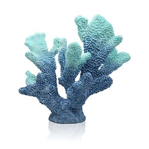 Coral Decor Coral Reef Faux Artificial Coral Decor Resin Coral Statue Blue