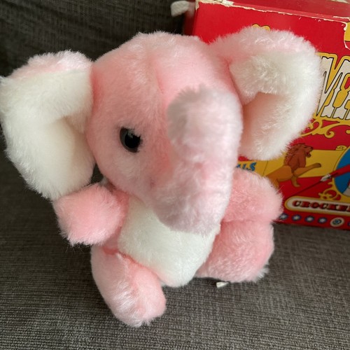 Animal Crockers Box With 3 Stuffed Animals Vintage 1978 Crocker Bank Plush Good - Picture 2 of 12