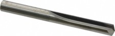 Hertel 1/4", 140� Point, Solid Carbide Straight Flute Drill Bit Bright Finish...