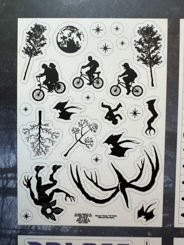 Stranger Things Gadget Stickers Decals Waterproof Reusable Removable Set Netflix - 第 5/6 張圖片