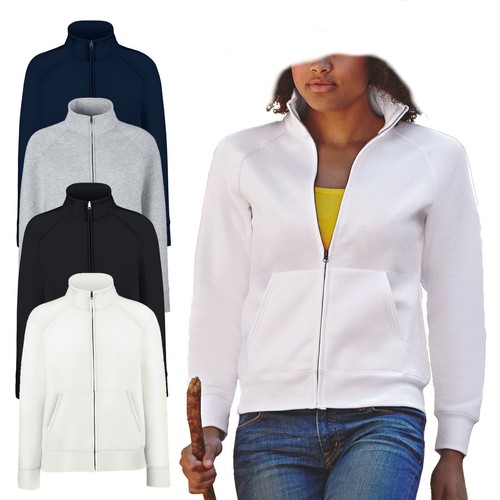 Fruit of the Loom Ladies Premium Sweat Jacket - Damen Sweatjacke F442N - Bild 1 von 9