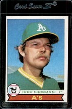 1979 Topps #604 Jeff Newman Oakland A's - Nice Card