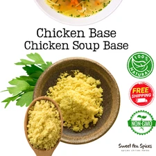 Chicken Flavor Soup Base - Bulk - Bone Broth - Bouillon - Chicken Stock