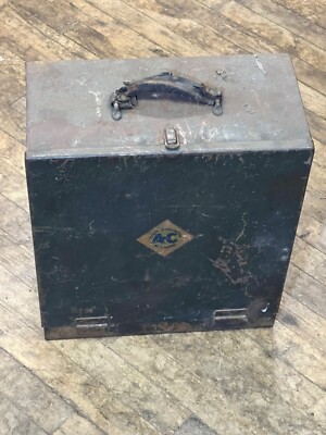 Antique Allis Chalmers Tractor Case Box Cabinet Dealership Salesman? Vintage