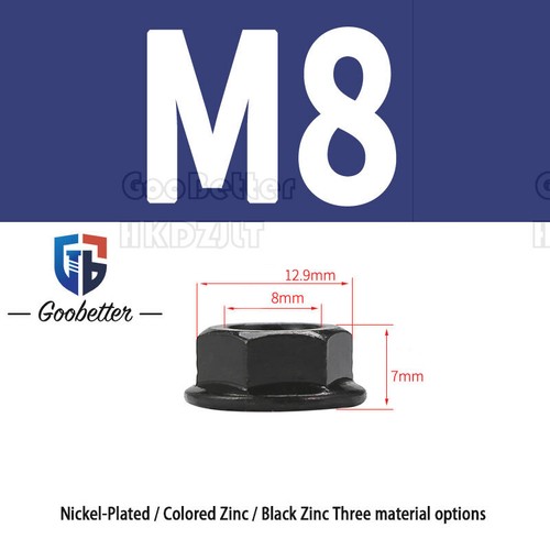 M2 M3 M4 M5 M6 M8 M10 M16 Carbon Steel Hexagon Serrated Flange Nuts For Screw - Picture 20 of 23