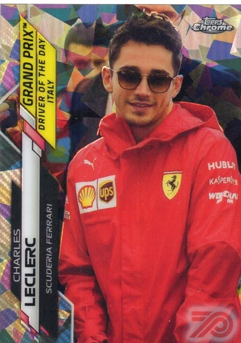 2020 Topps Chrome Sapphire Edition F- Driver of the Day Charles Leclerc #167