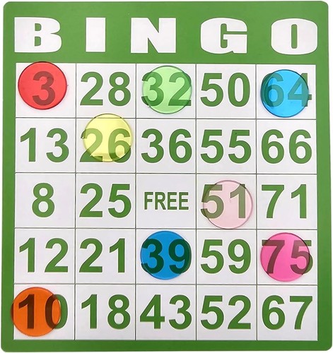 1000 Pcs of 3/4 inch Transparent 8 Color Bingo Counting Chips Plastic Markers fo - Picture 5 of 6