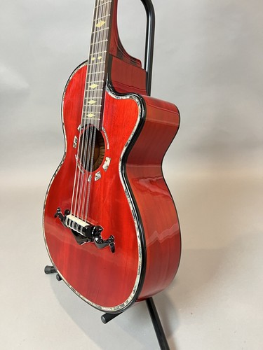 Bajo quinto Caoba Hondureña Enconchado. - Imagen 4 de 12