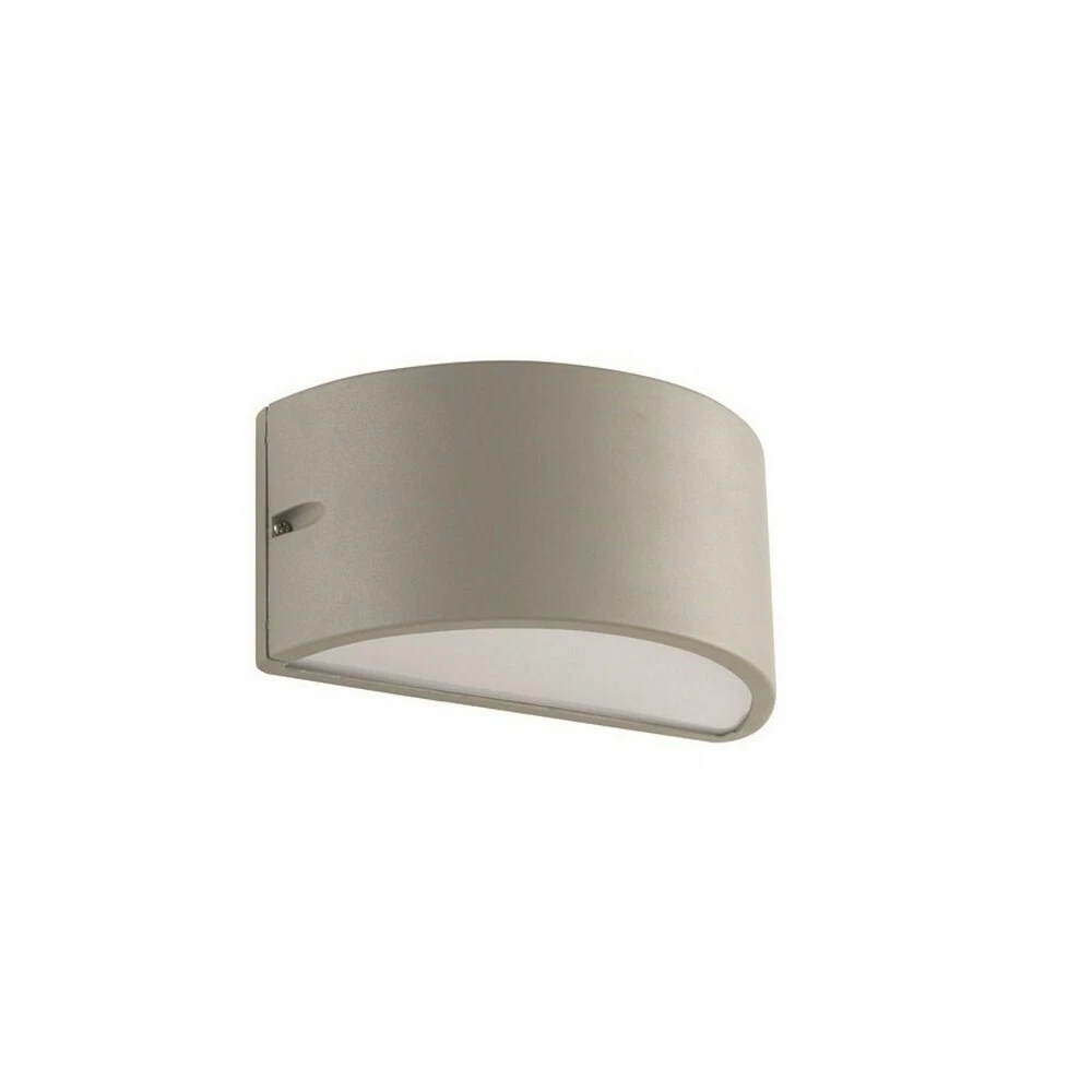Applique LED Da Esterni ELC Fijona | Moderna In Alluminio Nero IP44 | Con Lampadina GU10 5W Inclusa | Luce Indiretta Per Giardino E Facciata