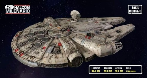 BUILD DeAGOSTINI 1/43 Scale MILLENNIUM FALCON Complete x100 FASCICLES in Spanish - Picture 3 of 11