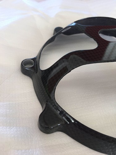 C05 DECKEL COVER KUPPLUNG CARBON DUCATI UNIVERSAL FÜR TROCKENKUPPLUNG - Bild 3 von 3