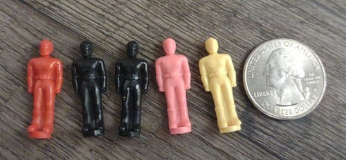 Vintage 1994 Bandai Power Rangers Thunderzord Assault Team pilot mini figures - Picture 2 of 3