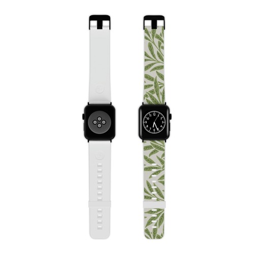 Green Leaves Watch Band for Apple Watch IWatch 38mm 40mm 42mm 44mm - Zdjęcie 23 z 25