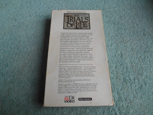 LOT OF 2 WILDLIFE VHS SUPER PREDATORS 1993, THE TRIALS OF LIFE COURTING 1991 - Picture 14 of 24