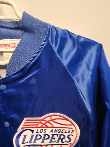 Vintage Los Angeles Clippers NBA Basketball Snap Satin Varsity