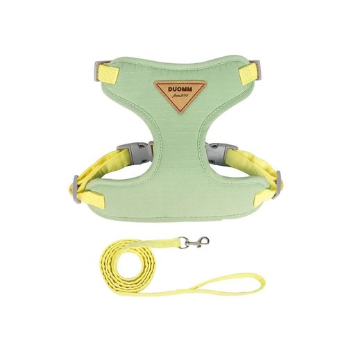 Puppy Dog Harness & Leash Set Adjustable Pet Harnesses with Traction Leash - Picture 12 of 25